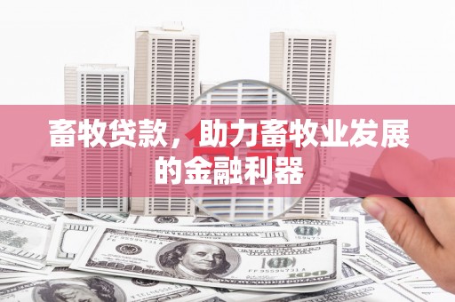 藤县畜牧贷款，助力畜牧业发展的金融利器