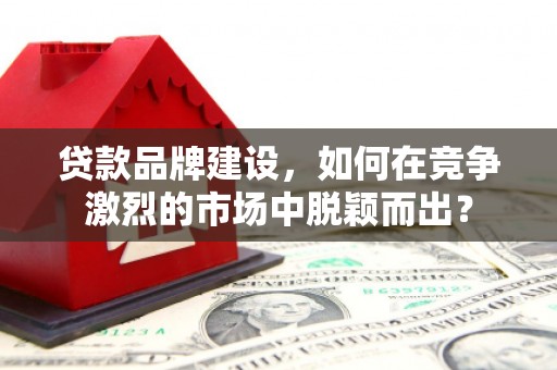 藤县贷款品牌建设，如何在竞争激烈的市场中脱颖而出？