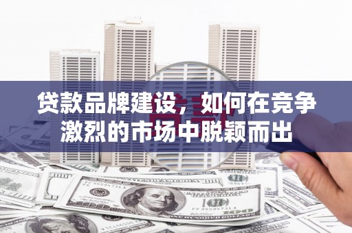 藤县贷款品牌建设，如何在竞争激烈的市场中脱颖而出