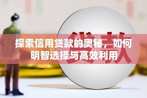 藤县探索信用贷款的奥秘，如何明智选择与高效利用