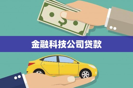 藤县金融科技公司贷款