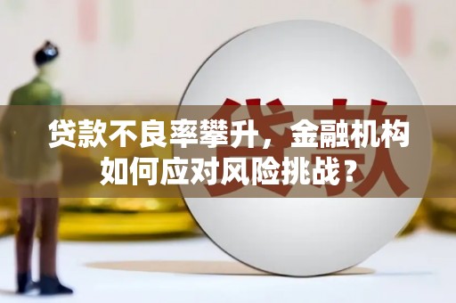 藤县贷款不良率攀升，金融机构如何应对风险挑战？