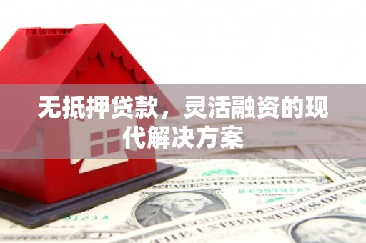藤县无抵押贷款，灵活融资的现代解决方案