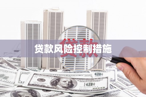 藤县贷款风险控制措施